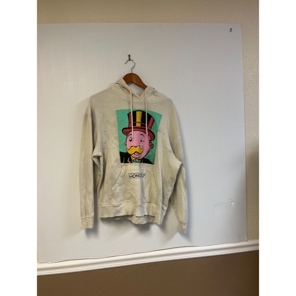Other - Monopoly Hoodie Jacket Size‎ L Custom Marbled Design